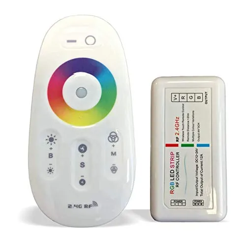 LED Strip RGB Controller 12/24V Premium 2.4GHZ + RF Touch Remote Fernbedinung