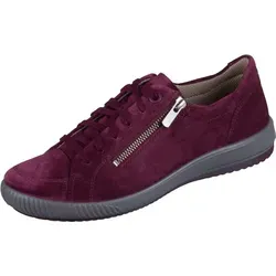 Legero Komfort Schnürschuhe Damen Tanaro 5.0 Rot 38 1/2 EU - Halbschuhe aus hochwertigem Velourleder mit herausnehmbarer Einlegesohle und seitlichem Reißverschluss für einfachen Einstieg. Ideal für stilvolle Looks im Alltag und perfekten Tragekomfort.