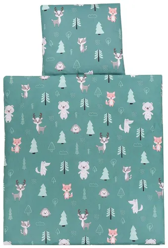 TupTam Babybettwäsche Wiegenset 4-teilig mit buntem Design von TupTam