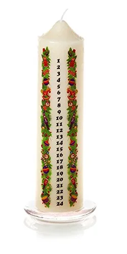 Premier Adventskerze, einfarbig, Einheitsgröße