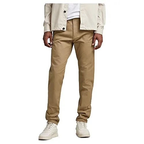 G-STAR RAW Herren Bronson 2.0 Slim Chino - Wanderhosen mit mittelhohem Bund, ideal für aktive Männer. Die formenden Nähte und praktischen Taschen bieten sowohl Stil als auch Funktionalität.