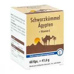 Schwarzkümmel Ägypten+Vitamin E Kapseln