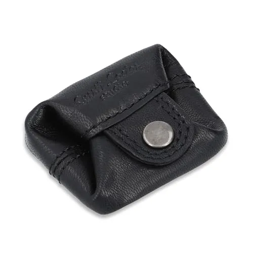 Gusti Linus Portemonnaie Damen Leder – Kompakte Mini Geldbörse Damen & Herren im Vintage-Stil, Kleine Geldbörse, Wiener Schachtel Design, Mini Portemonnaie