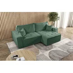 L-förmiges Bohoo-Ecksofa mit Schlaffunktion