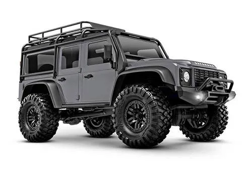 Traxxas TRX4 m Crawler LR Defender 4x4 sil RTR 1:18 - RC Auto mit beeindruckender Geländetauglichkeit, inklusive Akku und Lader - perfekt für Abenteuer im Freien!