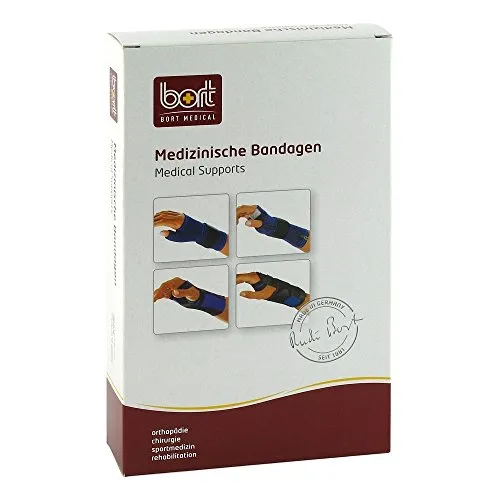 Bort Manustabil Kurz Rechts Small 1 ST - Handgelenkorthese für optimale Stabilität, individuell formbar und bequem dank atmungsaktivem Material. Ideal bei Karpaltunnelsyndrom und posttraumatischen Beschwerden.