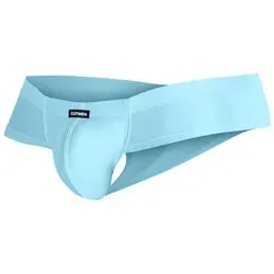 Cut4Men Spandex Hybrid Cheeky Brief, aqua, L in türkis von CUT4MEN
