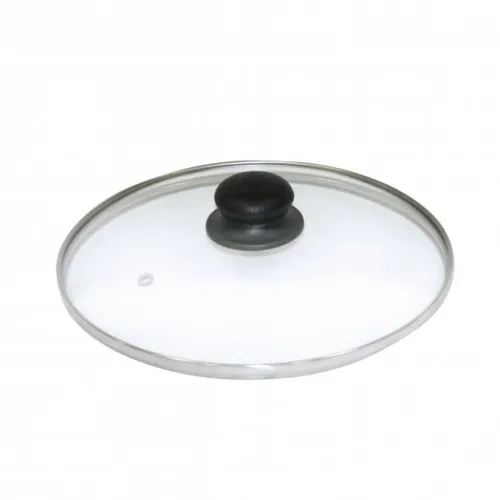 axentia Deckel Glasdeckel, Edelstahlrand, Ø 28 cm, (1-tlg)