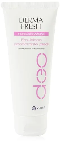 Dermafresh Hyperschwitzen Füße Emulsion Deodorant für Füße nützlich im Fall von übermäßiger Atmungsaktivität Fußbett und schlechter Geruch - 100 ml