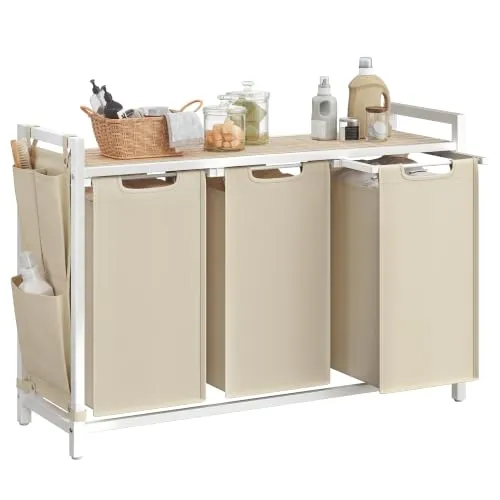 Wäschekörbe Beige von VASAGLE