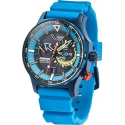 Vostok Europe Herren-Armbanduhr Solar Polar Ice Hellblau VS57-595D736 - Armbanduhren für Herren mit Solarenergie, elegantes Design in Hellblau und langlebigem Edelstahl, ideal für modebewusste Männer.