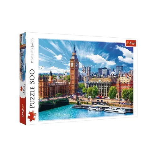 Trefl Puzzle - Sonniger Tag in London - 500 Teile - London Puzzle