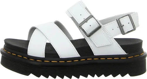 Dr. Martens Mädchen Sandalen Weiß 41 EU - Stylische Sandalen aus hochwertigem Glattleder, ideal für einen trendigen Look im Sommer.