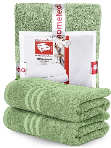 DecoHomeTextil Heimtextilmanufaktur Handtuch Handtuch Set 100% Baumwolle hochwertig kuschelweich saugstark
