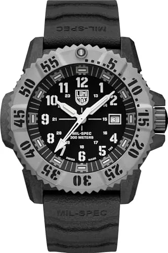 Luminox XL.3351.1.SET Herrenarmbanduhr - Armbanduhren mit Wechselband, Swiss Made und konstanten Nacht-Sichtbarkeit für bis zu 25 Jahre, wasserdicht bis 30 bar und kratzfestem Saphirglas.