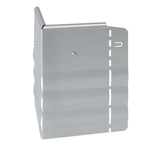 bellissa Beeteinfassung Pro 20 Eckteil – Rasenkantenprofil aus Metall, verzinkt, für Beetbegrenzung und Gartenabgrenzung (13 cm Höhe oder 20 cm Höhe) (Silber, 13 x 1 x 20 cm)