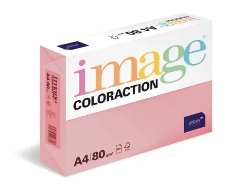 Blatt Kopierpapier Image Color A4 80g rosa pastell farbiges Papier 500