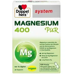 Doppelherz Magnesium 400 Pur System 30 ST