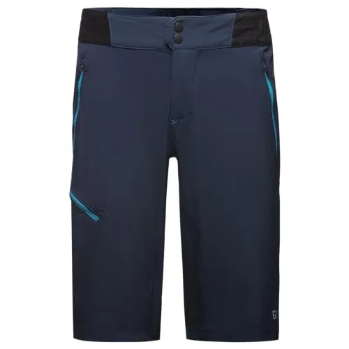 GORE WEAR Herren C5 Shorts, Orbit Blue, S EU - Fahrradshorts für warme Tage, bieten maximale Bewegungsfreiheit und Atmungsaktivität mit verstellbarem Bund und reflektierenden Details für zusätzliche Sicherheit.