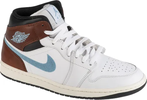 Air Jordan 1 Mid SE Brown Blue Grey - EU: 45