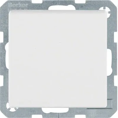 Berker 47241909 Steckdose SCHUKO mit Klappdeckel und erhöhtem Berührungsschutz, S.1, IP44, polarweiß matt
