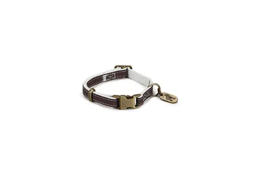 Designed by Lotte Hundehalsband Virante braun 20-30 cm