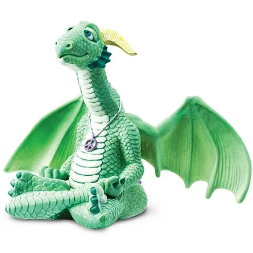 Safari Friedensdrache 8,4 cm | Handbemalte Drachenfigur | Ungiftig und BPA-frei | Für Kinder ab 3 Jahren geeignet Ltd
