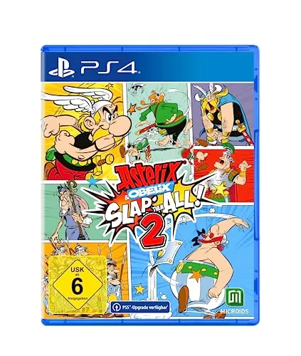 Asterix & Obelix - Slap them all! 2 für PS4 - Actionreiches Beat’emUp für PlayStation 4 mit 2-Spieler Koop-Modus und neuen Levels. Erlebe spannende Kämpfe und einzigartige Angriffe in einer humorvollen Welt!