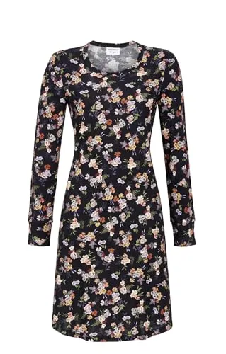 Ringella Sleepshirt mit Blumenprint Farbe schwarz, Größe 36