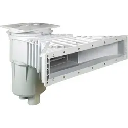 Astral ABS SLIM Skimmer 17.5 - Hochwertiger Pool Skimmer - Poolzubehör für Beton-, GFK- und Folienbecken, mit robustem ABS und variabel einstellbarem Skimmerdeckel für optimale Anpassung an Randsteine.