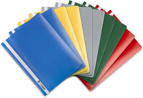 Oxford Schnellhefter DIN A4 PP farbig sortiert 10 Stück von Oxford