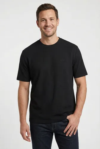 BOSS T-Shirt aus Ripp-Qualität, regular fit, Rundhals