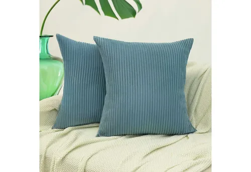 Amilian Kissenbezüge - 2er Set Kissenbezug - Kissenhüllen - Zierkissenbezüge, (2 Stück), 40x40 cm, Kissenhülle für Sofakissen, Dekokissen, Kissen, Zierkissen.