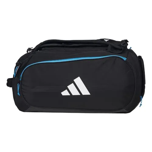 adidas Racket Bag Protour Black 3.4 - Stylische Padelschlägertasche mit 2 Fächern für Schläger, ideal für Sportler, die Komfort und Funktionalität schätzen.