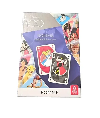 Disney 100 - Rommé  ASS Altenburger Deutsch Spiel