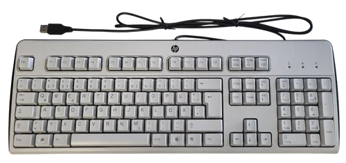 HP Tastatur DT529A USB Grau/Weiß 434823-042 KU-0316 Deutsch QWERTZ