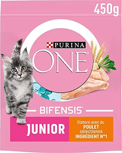 Purina One Bifensis Junior Kroketten Katzen 1-12 Monate Huhn und Getreide 800g