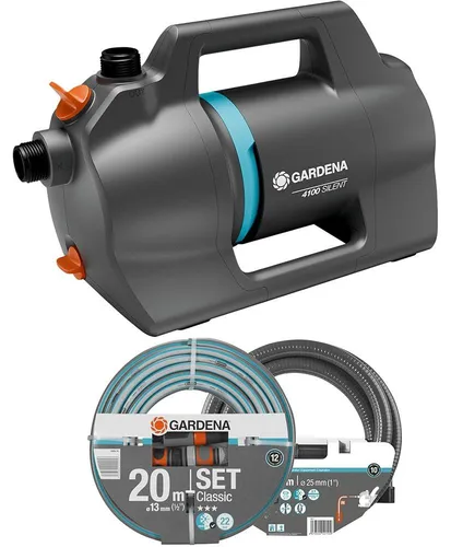 Gardena 9051-20 Wasserpumpe - Gartenschläuche: Leistungsstarke Schwerkraftpumpe mit 3,6 bar und 4100 l/h, ideal für Gartenbewässerung und effiziente Wasserförderung.