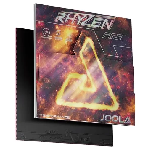 JOOLA Belag Rhyzen Fire, schwarz, 2,3 mm