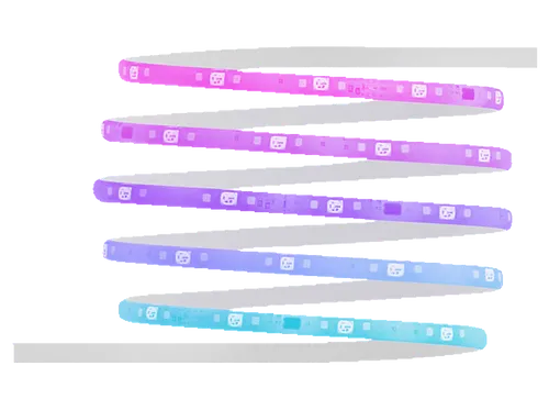 HOMBLI Smart LED Strip 2.5m - RGBIC+CCT Lichtstreifen - Amazon Alexa Gerät mit flexibler Farb- und Helligkeitskontrolle, perfekt für individuelle Raumgestaltung und stimmungsvolle Beleuchtung. Steuerung per App oder Sprachbefehl, ohne Hub erforderlich.