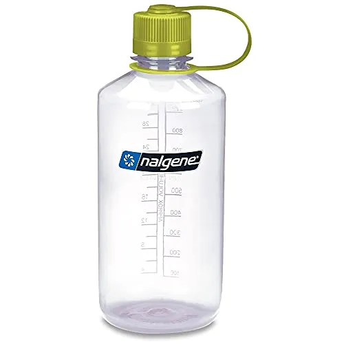 Nalgene Trinkflasche Everyday, Klar, 1 L - Trinkflasche aus BPA-freiem Material, ideal für Outdoor-Aktivitäten und langlebig