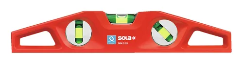 Sola Alu-Guss-Magnet-Wasserwaage MM 525 - 01331401 - Präzise Wasserwaage aus Aluminiumguss mit starken Magneten, ideal für professionelle Anwendungen und exakte Ausrichtungen.