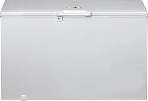 GTE 508 FA Gefriertruhe weiß - Tiefkühler mit 315 Litern Kapazität, elektronischer Temperatur-Regelung und energieeffizienter E-Klassifizierung für optimale Lagerung.