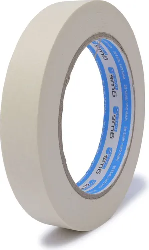 gws Maler-Kreppband, Für feine und saubere Farbkanten, 50 m x 19 mm, naturweiß