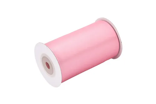 Creativery Satinband, Satinband 100mm x 10m Rolle Rosa