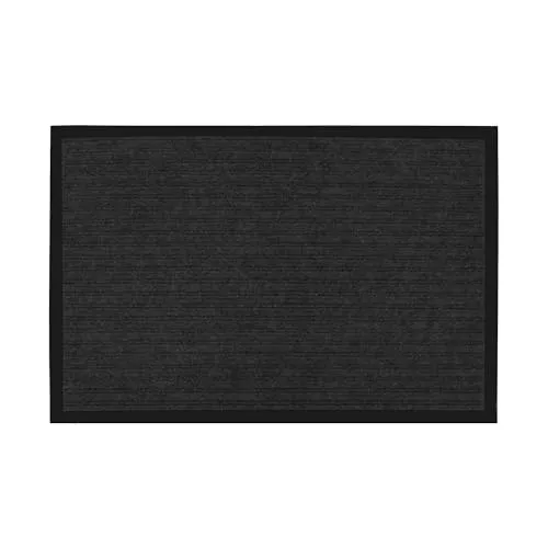 Bestlivings Fußmatte für Eingangsbereich- Schmutzfangmatte (Schwarz / 60x40cm) rutschfeste Sauberlaufmatte für Innen und Außen, saugfähiger Fußabstreifer