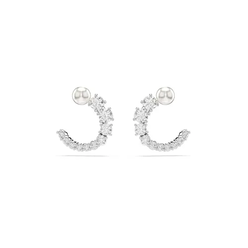 Swarovski Matrix Kreolen in silber von Swarovski