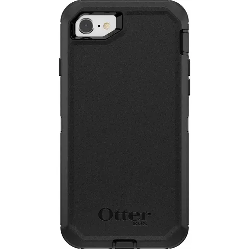 OtterBox Defender Series für iPhone 7, 8 - Widerstandsfähige Hintere Abdeckung, optimaler Schutz aus Polycarbonat und Kunstfaser, Schwarz