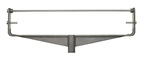 ProDec 375 mm robuster Doppelarm-Farbrollenrahmen, Aluminiumguss, Schraubbefestigung für Verlängerungsstange, inkl. Auswahl an Rollenbeschlägen über die gesamte Breite einer Stange und Endstiften