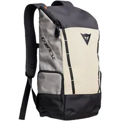 Dainese Explorer D-Clutch Rucksack, schwarz-grau - Rucksack für Männer mit gepolsterter Innentasche für sicheren Transport von Laptops, Hauptfach mit Reißverschluss und praktischen Seitentaschen.